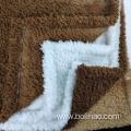 customized design sherpa fleece printed shu velveteen blanket